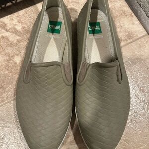 Cougar Water Repellant  Slip-On Shoes - Olive Green